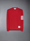 JERSEY 4-BAR RUGBY LONG SLEEVE - RED