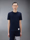 CLASSIC PIQUE 4-BAR TEE - NAVY