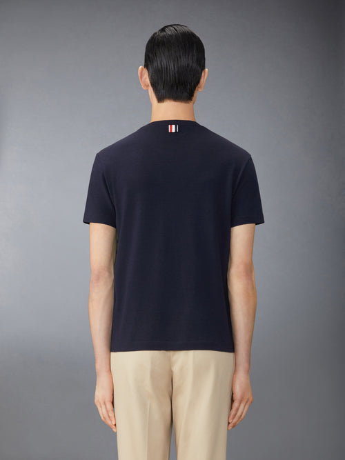 WOOL JERSEY 4-BAR TEE