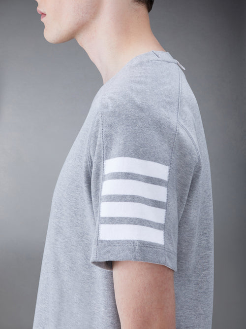 COTTON 4-BAR SHORT SLEEVE TEE