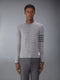 WOOL JERSEY 4-BAR TEE - MED GREY