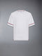 COTTON RUGBY SHORT SLEEVE TEE - WHITE