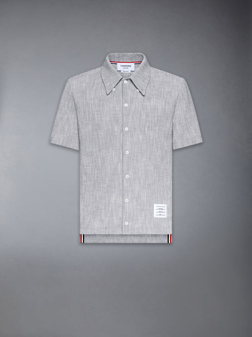 COTTON TWEED SHORT SLEEVE SHIRT