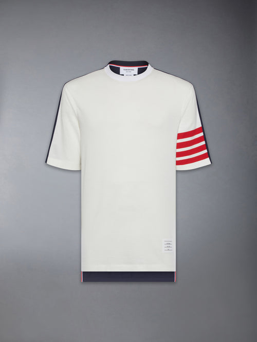 JERSEY 4-BAR COLOR BLOCK TEE