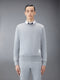 CLASSIC LOOPBACK STRIPE PULLOVER - LT GREY