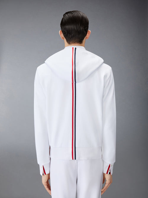 CLASSIC LOOPBACK CENTER BACK STRIPE ZIP UP HOODIE