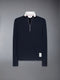 CLASSIC 4-BAR JERSEY HALF ZIP PULLOVER - NAVY