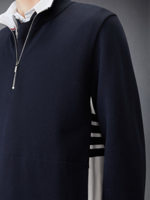 CLASSIC 4-BAR JERSEY HALF ZIP PULLOVER