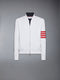 COTTON COLOR BLOCK BOMBER JACKET - RWBWHT