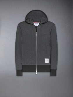 CLASSIC 4-BAR JERSEY ZIP UP HOODIE