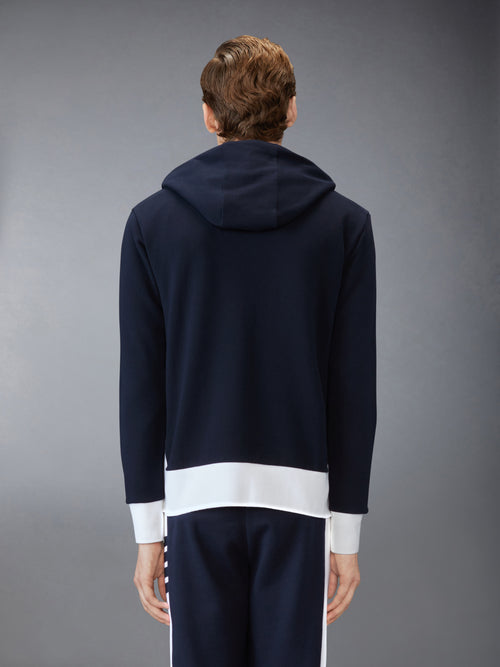 CLASSIC 4-BAR JERSEY ZIP UP HOODIE