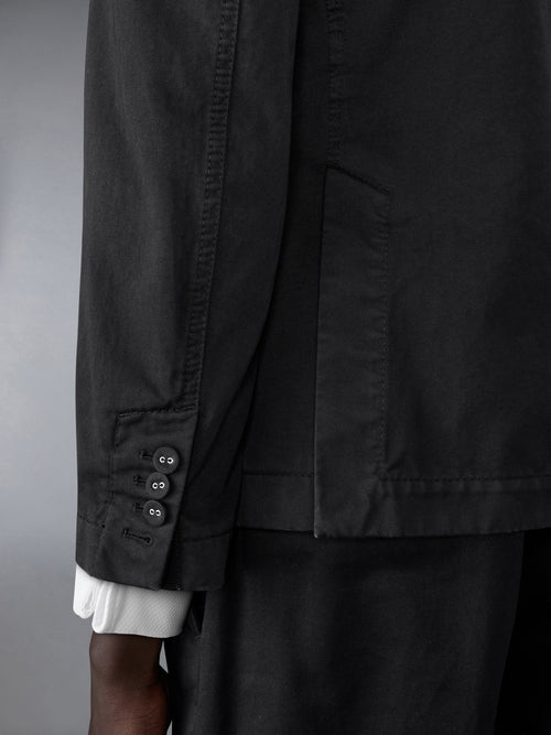 COTTON TWILL CUTAWAY JACKET