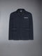 COTTON TWILL CUTAWAY JACKET - NAVY