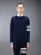 CLASSIC CASHMERE 4-BAR PULLOVER - NAVY