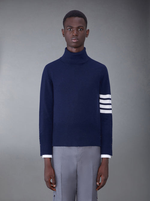 CASHMERE 4-BAR CLASSIC TURTLENECK