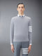 WOOL 4-BAR PULLOVER - LT GREY