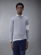 Merino Jersey 4-Bar Crew Neck Pullover - LT GREY