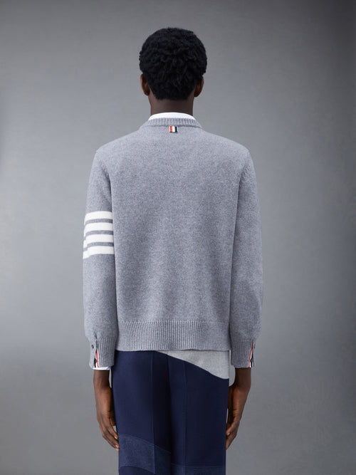 Merino Jersey 4-Bar Crew Neck Pullover