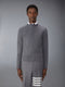 COTTON MILANO STITCH PULLOVER - MED GREY