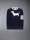 COTTON 4-BAR HECTOR PULLOVER - NAVY