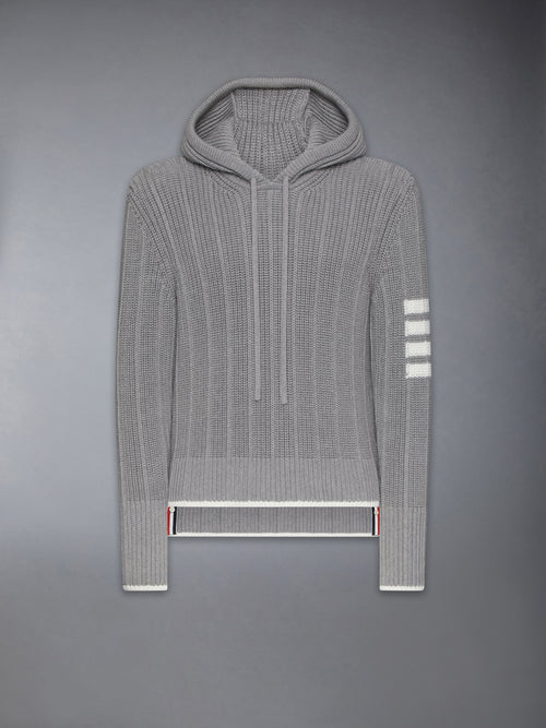 COTTON 4-BAR HOODIE