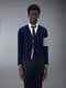 CLASSIC CASHMERE 4-BAR V-neck CARDIGAN - NAVY