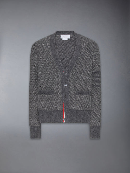 DONEGAL 4-BAR RELAXED V NECK CARDIGAN