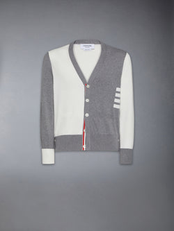 FUNMIX 4-BAR RELAXED FIT V NECK CARDIGAN