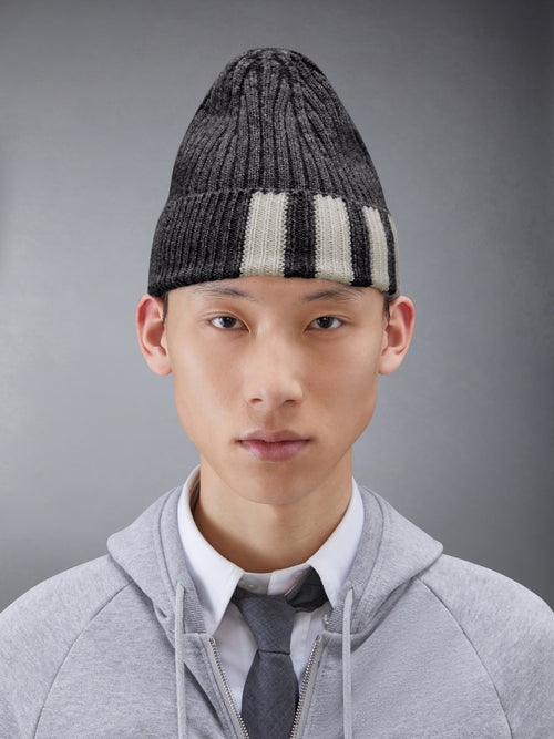 CASHMERE RIB 4-BAR HAT