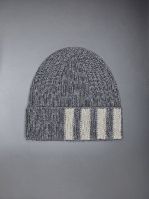 CASHMERE RIB 4-BAR HAT