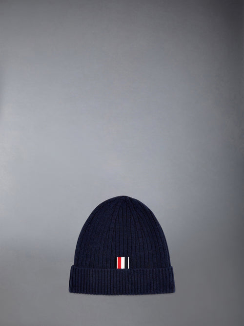 CASHMERE 4-BAR CUFF BEANIE