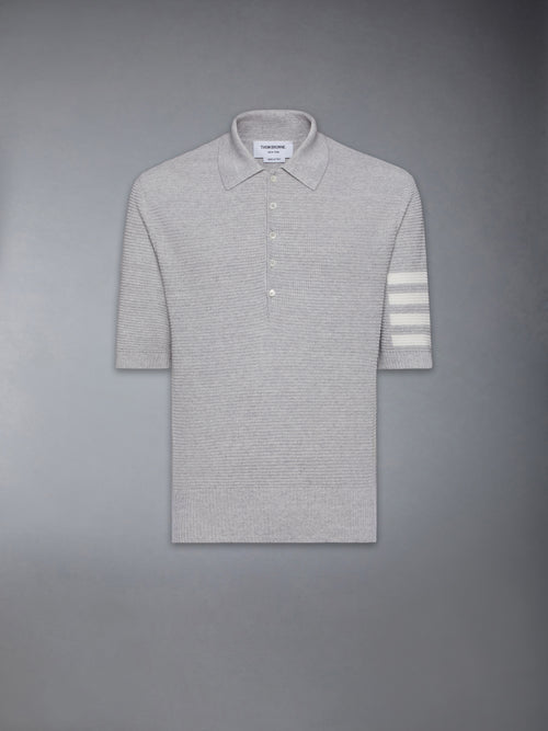 LINEN COTTON 4-BAR RELAXED FIT POLO