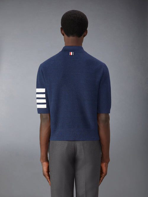 LINEN COTTON 4-BAR RELAXED FIT POLO