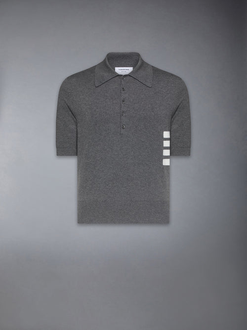 COTTON 4-BAR RELAXED FIT POLO