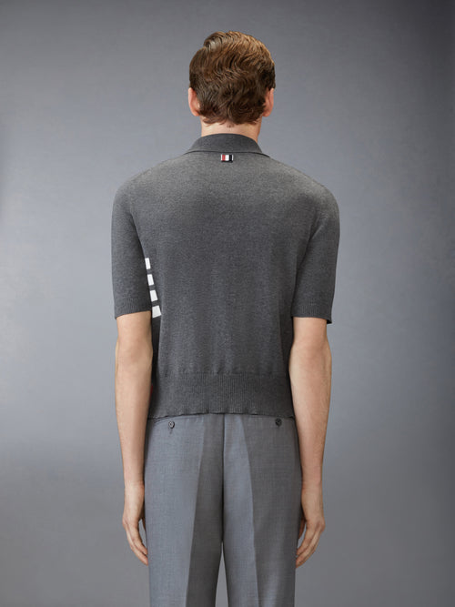 COTTON 4-BAR RELAXED FIT POLO