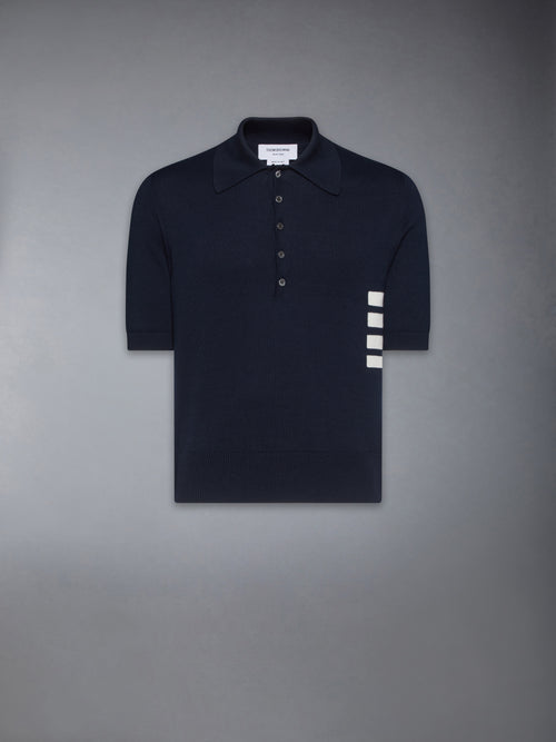 COTTON 4-BAR RELAXED FIT POLO