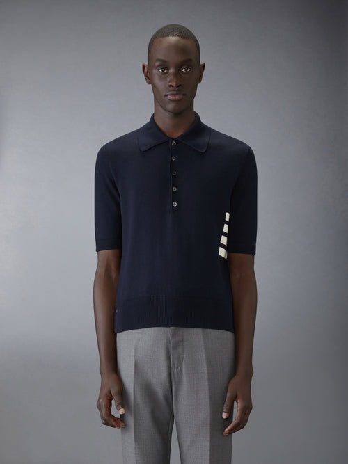 COTTON 4-BAR RELAXED FIT POLO