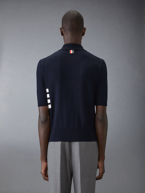 COTTON 4-BAR RELAXED FIT POLO