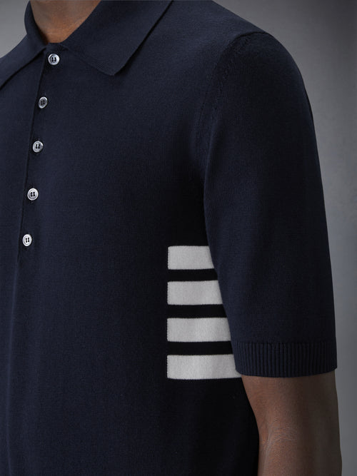 COTTON 4-BAR RELAXED FIT POLO