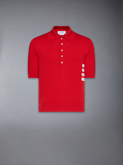 COTTON 4-BAR RELAXED FIT POLO