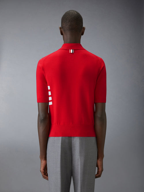 COTTON 4-BAR RELAXED FIT POLO