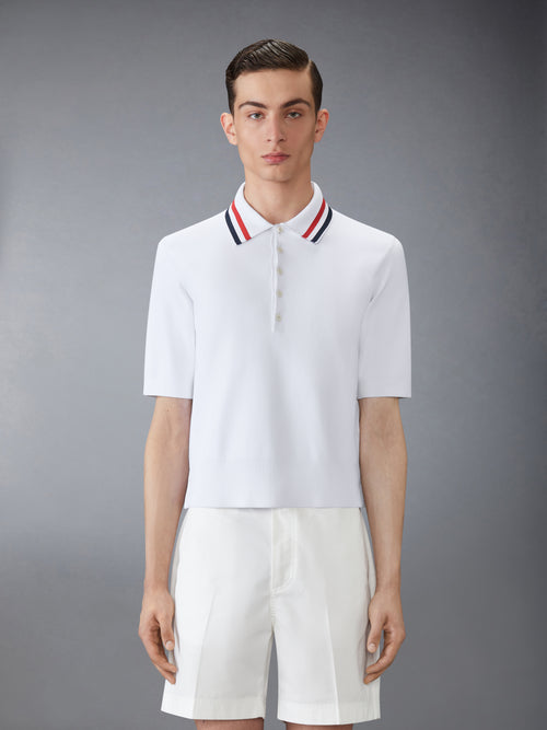 STRETCH VISCOSE TENNIS POLO