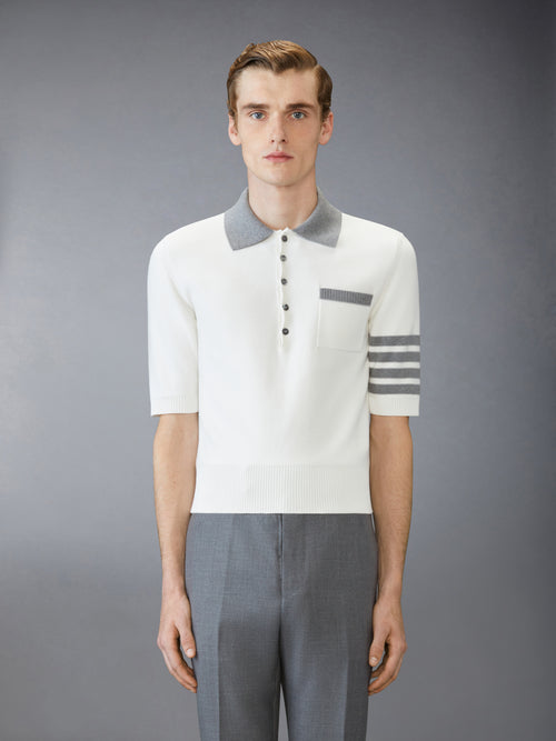 COTTON 4-BAR RELAXED FIT HECTOR POLO