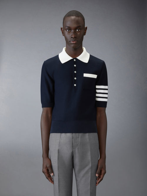 COTTON 4-BAR RELAXED FIT HECTOR POLO