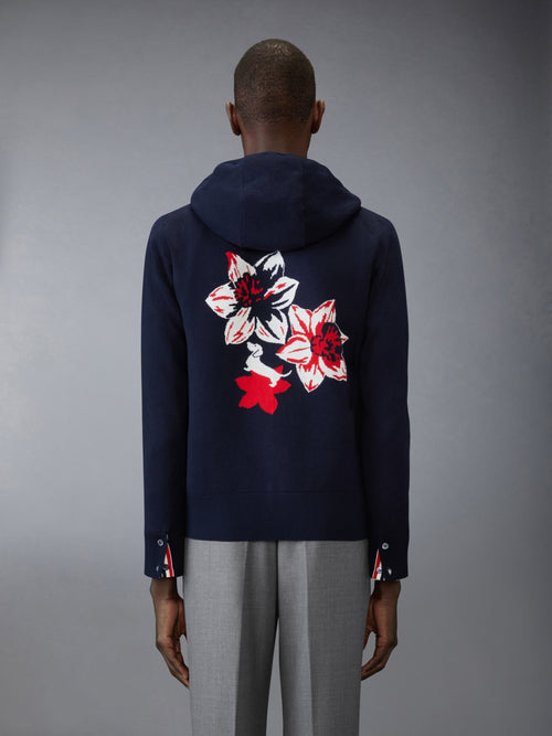 COTTON FLORAL HECTOR HOODIE