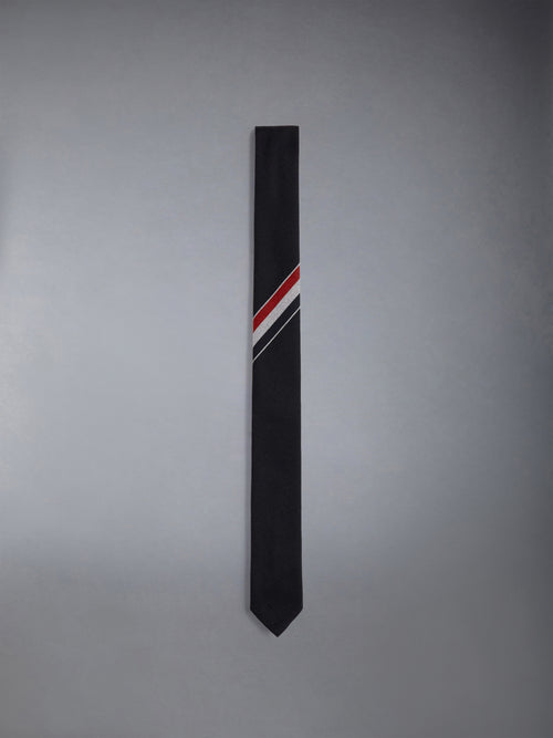 TWILL WOOL STRIPE TIE