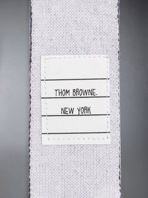 CASHMERE JACQUARD 4-BAR KNIT TIE