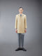 MACKINTOSH BAL COLLAR OVERCOAT - KHAKI