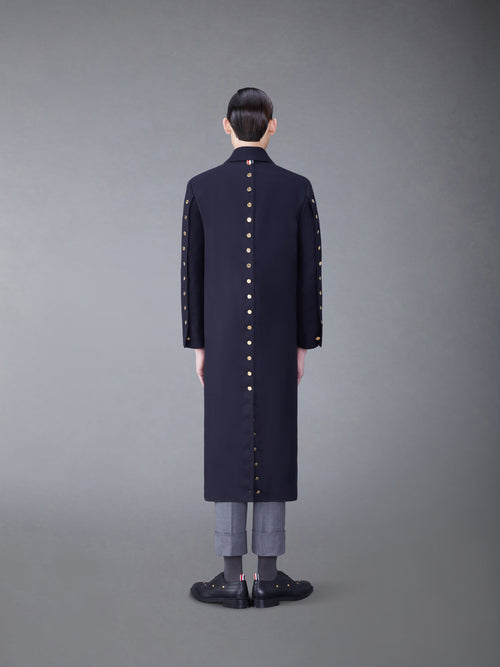 MELTON BUTTON BAL COLLAR COAT