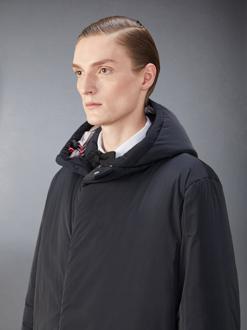 POLY TWILL TECH DOWN FILLED HOODED  JACKET